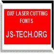 DXF LASER CUTTING FONTS