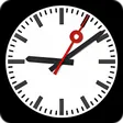 Analog DIN clock screensaver