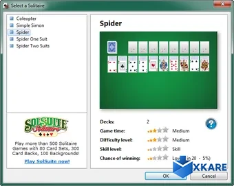 Free Spider Solitaire 2012