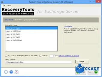 RecoveryTools Exchange Recovery