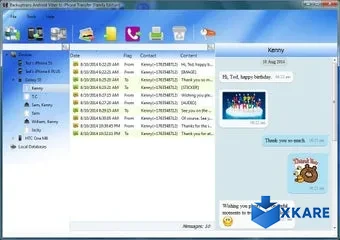 Backuptrans Android Viber to iPhone Transfer