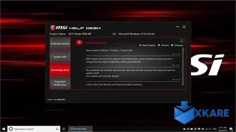 MSI Help Desk