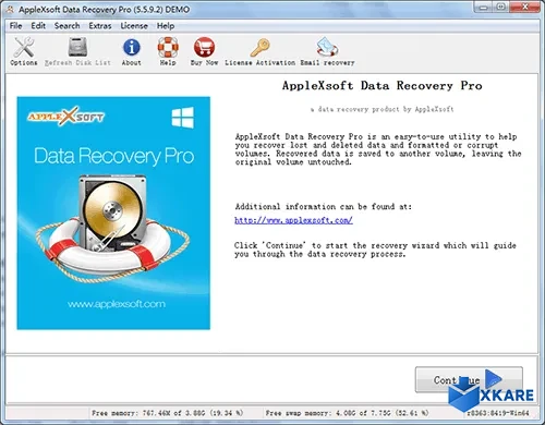 AppleXsoft Data Recovery Pro