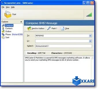 SMSCaster E-Marketer