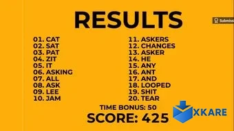 20 WORDS // 20 SECONDS