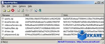 HashMyFiles
