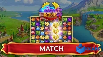 Jewels of Rome: Match-3 and City Building Game!