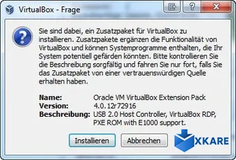 VirtualBox Extension Pack
