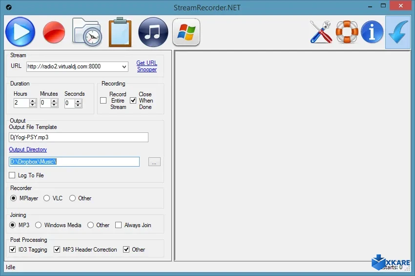 StreamRecorder.NET