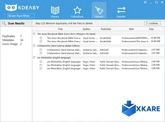 KDeasy Kindle Manager