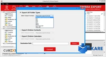 CubexSoft Zimbra Export