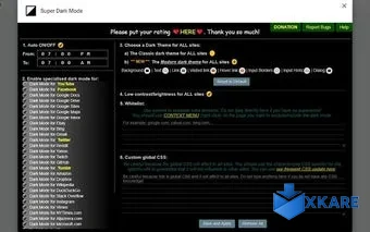 Super Dark Mode for Chrome