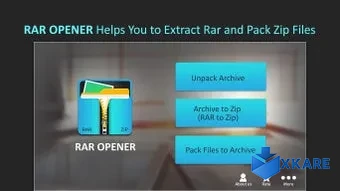 RAR Opener & RAR to ZIP Converter