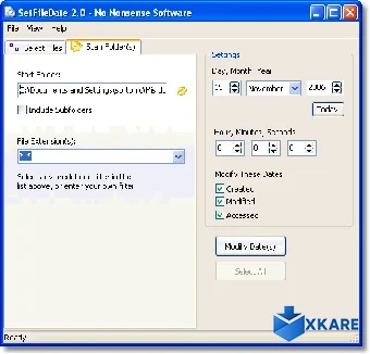 SetFileDate