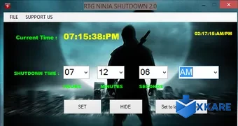 RTG Ninja Shutdown