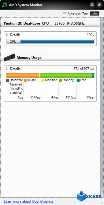AMD System Monitor