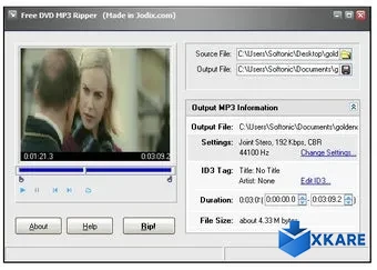 Free DVD MP3 Ripper