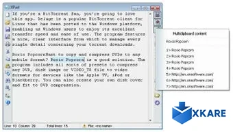 XPad text editor