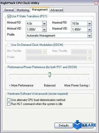 RightMark CPU Clock Utility