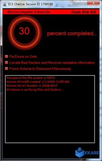 Check Disk GUI