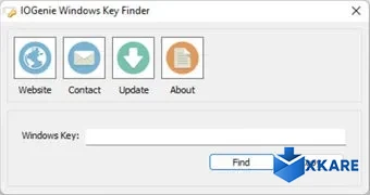 IOGenie Windows Key Finder