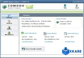 Comodo System Cleaner Portable
