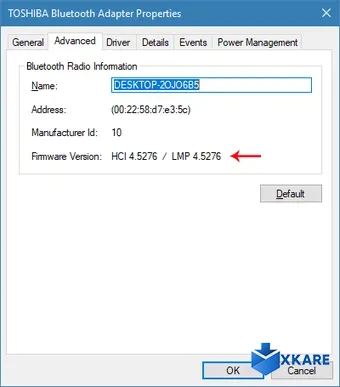 Bluetooth Version Finder