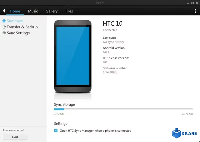 HTC Sync