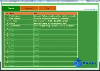 Free Crossword Puzzle Maker