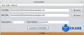 CSVtoXML
