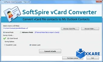 SoftSpire vCard Converter