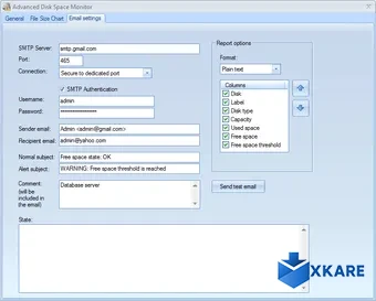 Advanced Disk Space Monitor