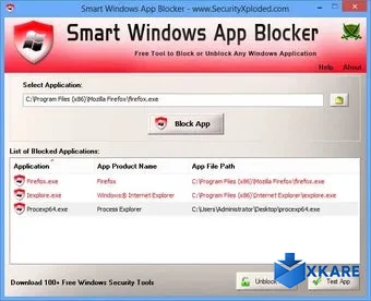 Smart Windows App Blocker