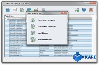 UpdateStar Product Key Finder