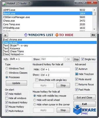 HiddeX