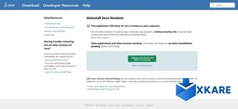Java Uninstall Tool