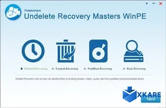 Potatoshare Undelete Recovery WinPE