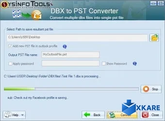 DBX to PST Converter