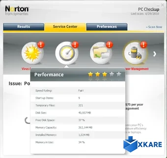 Norton PC Checkup