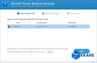 Jihosoft iTunes Backup Extractor Pro