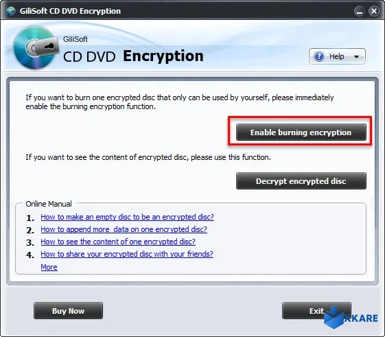 GiliSoft CD DVD Encryption