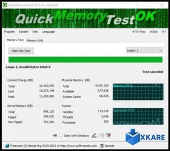 QuickMemoryTestOK