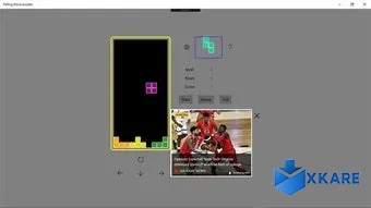 Falling block puzzles