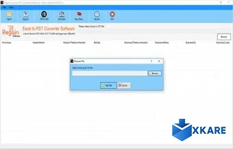 Regain Excel to PST Converter