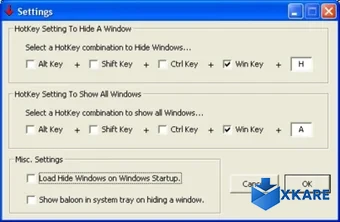 Hide Windows