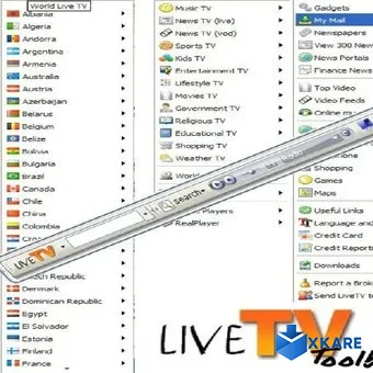LiveTV Toolbar