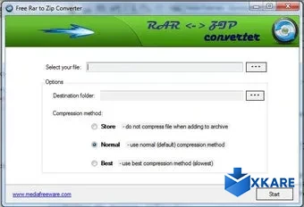 Free RAR to ZIP Converter