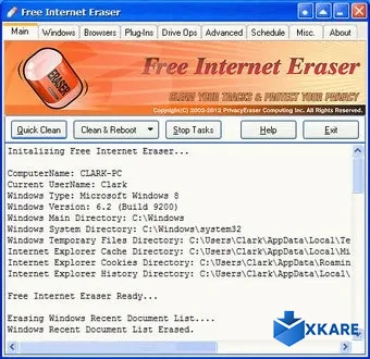 Free Internet Eraser