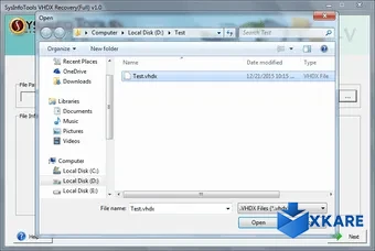 VHDX Recovery Tool