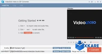 VideoSolo Free Video to GIF Converter